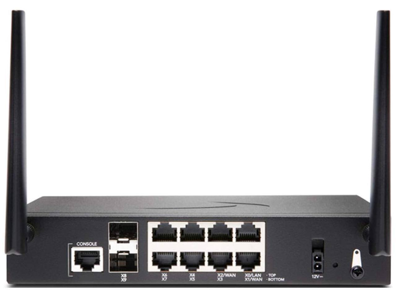 CONSOLE  
BX  
XP  
X6  
X7  
XA  
XS  
X2/WAN  
XO/LAN  
TOP  
X3  
XI/WAN  
BOTTOM  
12V-