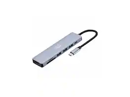 Adesso - AUH-4025 Docking Station - USB C, SD, 2 Displays, Charging - Black