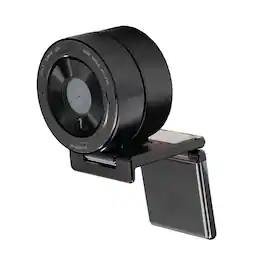 Razer - Kiyo Pro Ultra 4K Webcam, Large Sensor, Auto Light Correction, Built-in Mic & Shutter, Pro Grade Content Creation - Black