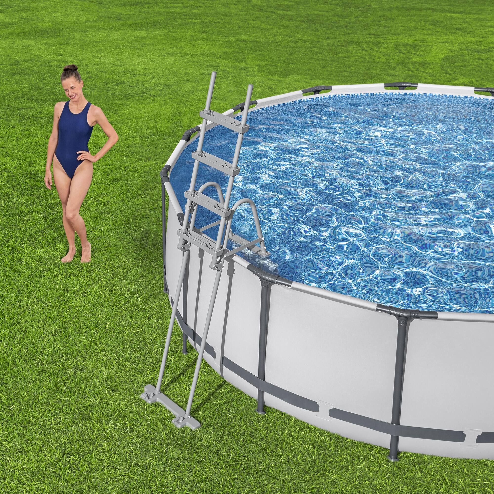 Alt View 5. Bestway - Pool Ladder: Flip & Lock - 48".
