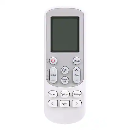 Mode + Temp - Single user Fan Timer Options Settings SET