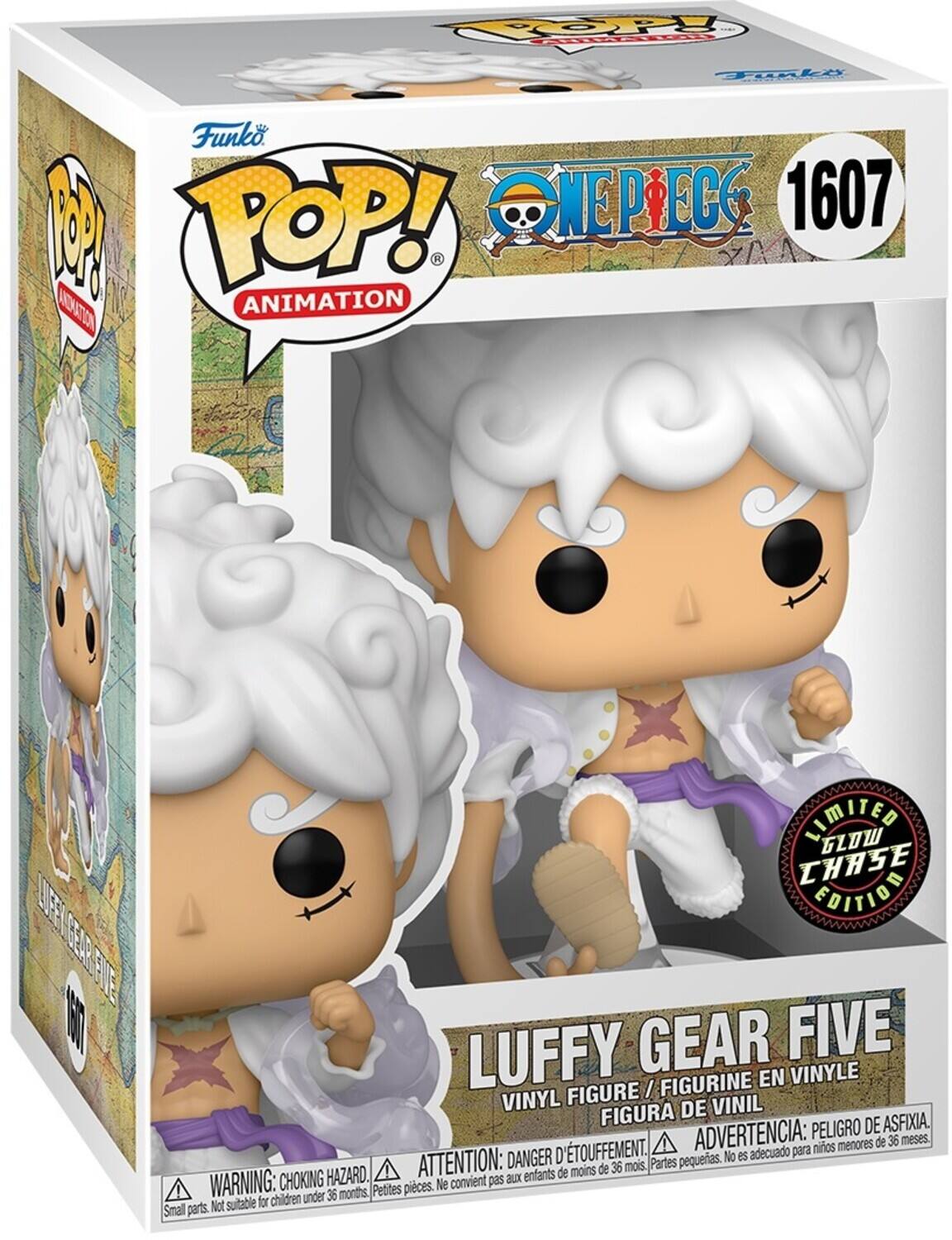 Funko Pop! One Piece 1607 Animation Luffy Gear Five Vinyl Figure / Figurine En Vinyle Figura De Vinil Warning: Choking Hazard. Small parts. Not suitable for children under 36 months. Petites pieces. Ne convient pas aux enfants. Partes pequeas. Peligro de afixia. Advertencia: peligro de afixia. Danger d'etouffement.