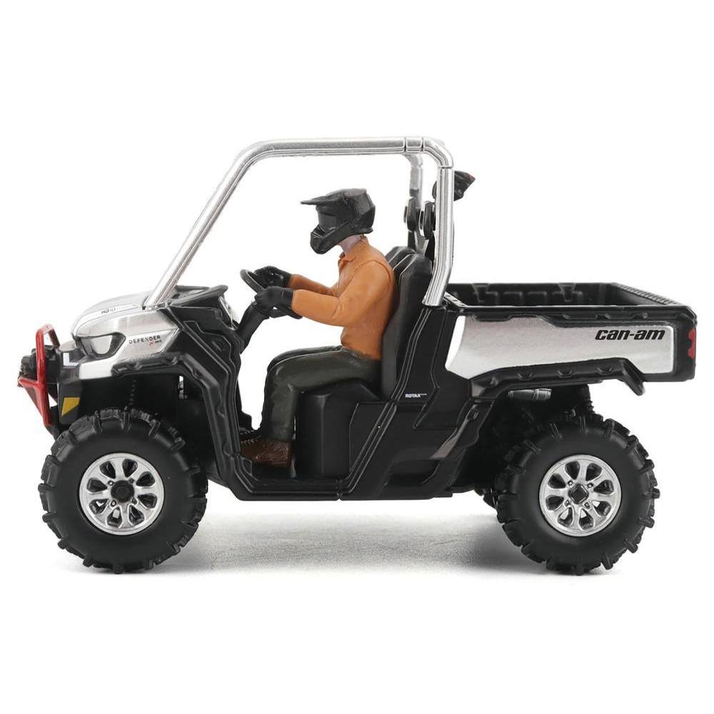 The text on the image reads:

- "DEFENDER" (on the front of the vehicle)
- "can-am" (on the side of the vehicle)