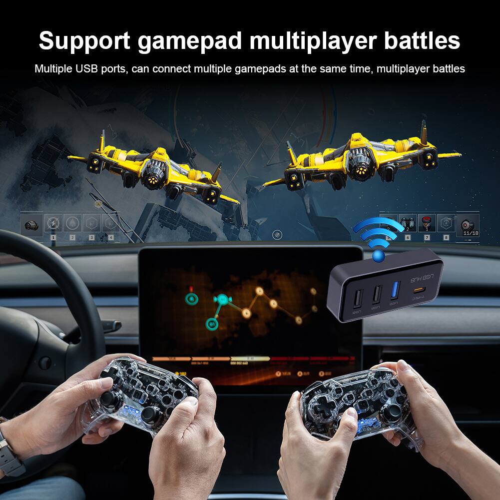 Support gamepad multiplayer battles

Multiple USB ports, can connect multiple gamepads at the same time, multiplayer battles