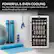 Angle. Whynter - BR-1211DS Whynter Freestanding 121 Can Beverage Refrigerator with Digital Control and Internal Fan - Stainless steel.