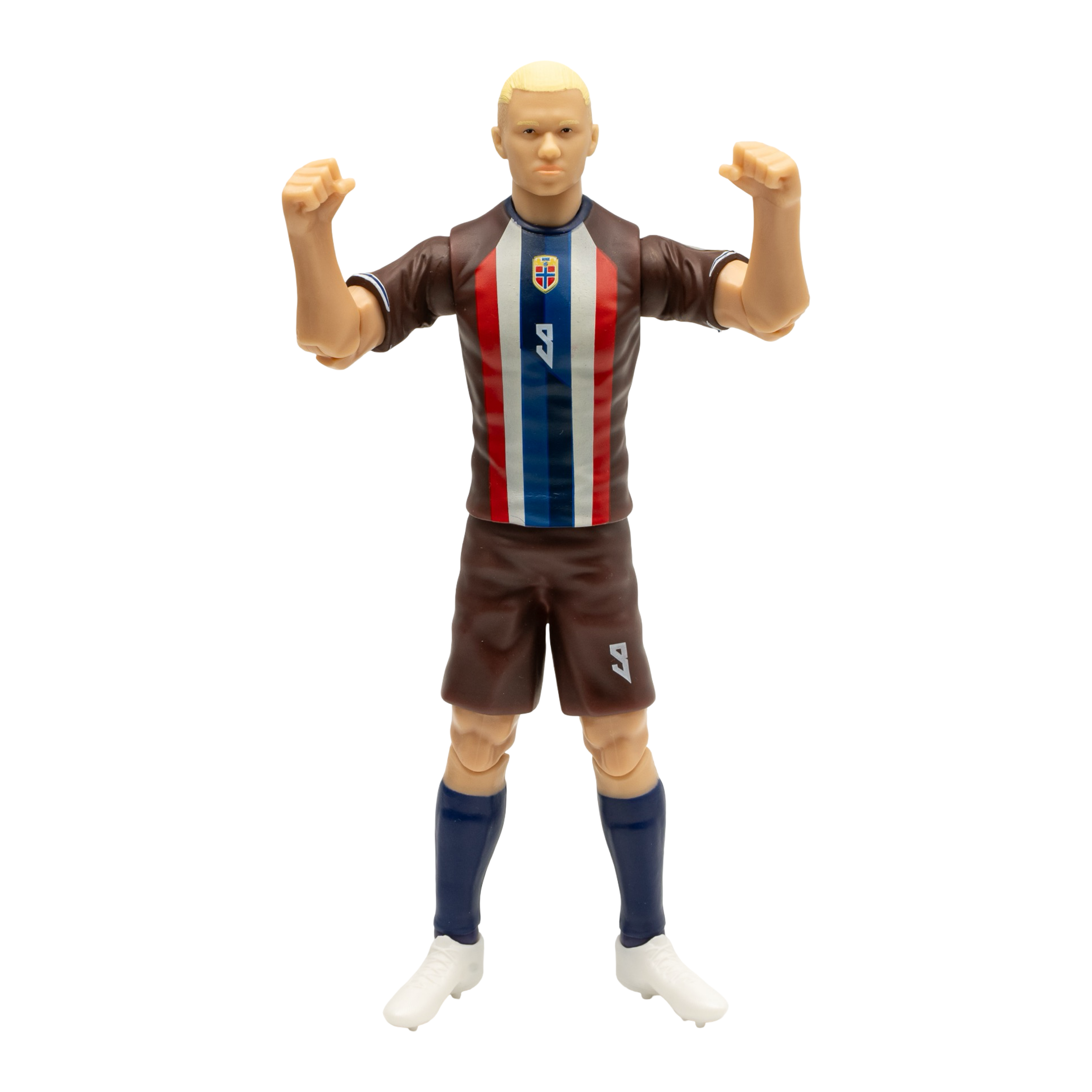 Alt View 3. Banbo Toys - Banbo Toys SOCKERS Norway National Erling Haaland 8" Collectible Soccer Action Figure.