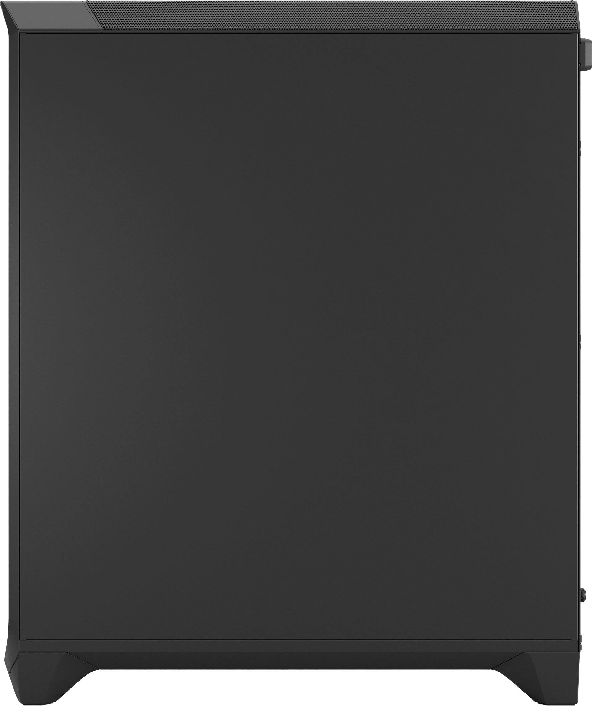 Alt View 4. Fractal Design - Meshify 3 RGB ATX mATX Black Chassis with Light Tinted TG Side Panel Mid-Tower PC Case - Black.