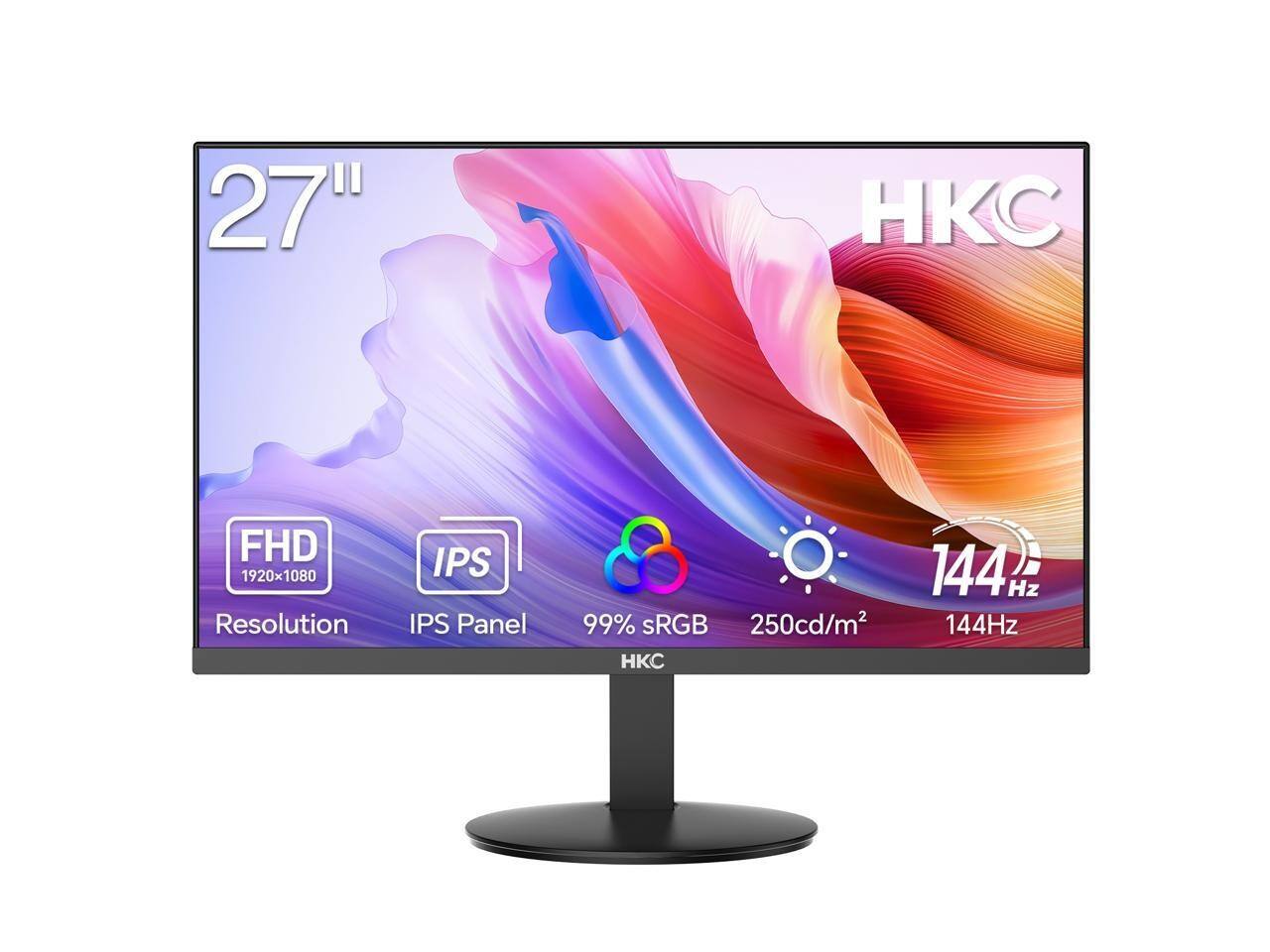 27" FHD 1920x1080 Resolution IPS Panel 144Hz 99% sRGB 250cd/m²