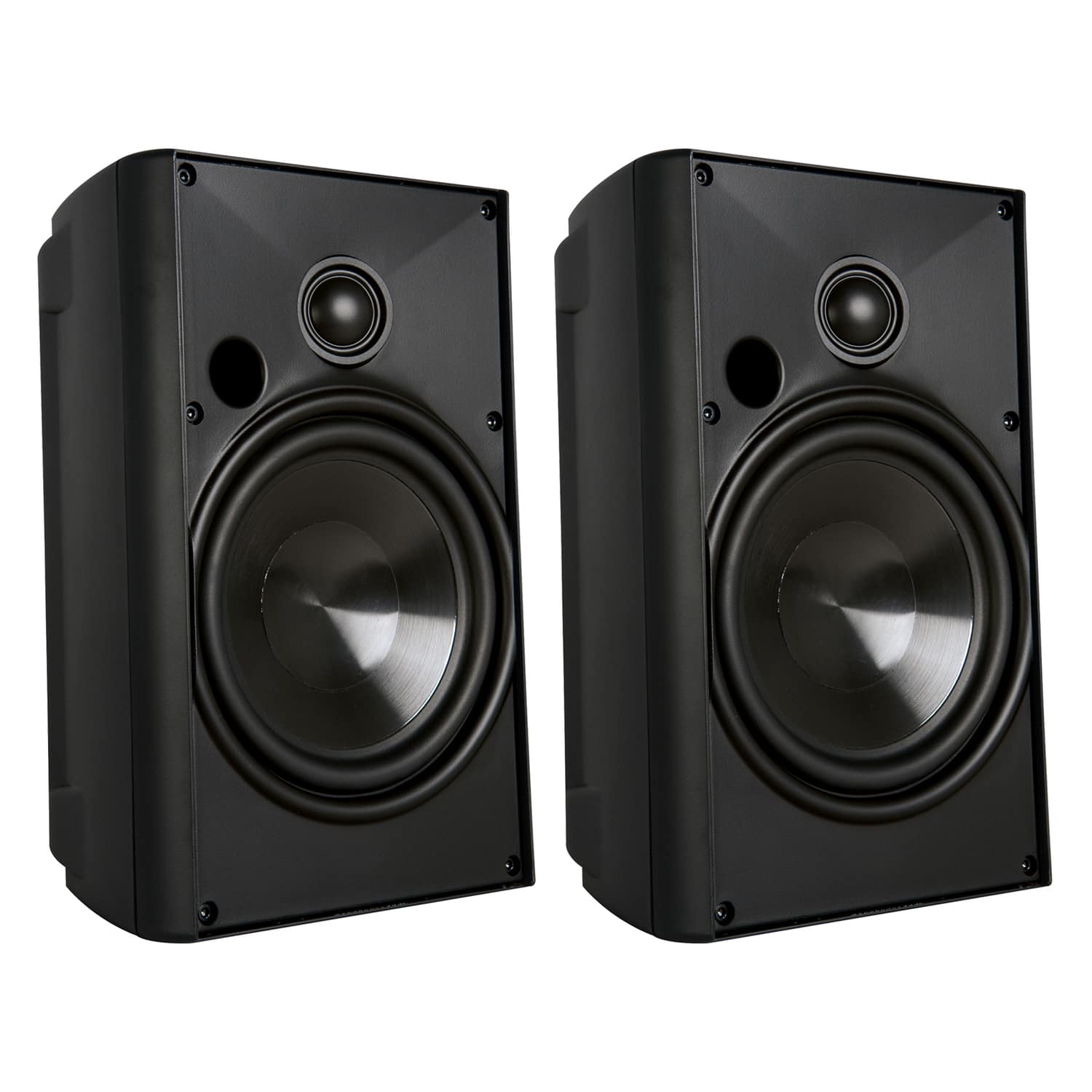 Proficient Audio - Aw650blk Aw650 150-watt 6.5-in. Indoor/outdoor Speaker Set - Black