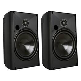 Proficient Audio - Aw650blk Aw650 150-watt 6.5-in. Indoor/outdoor Speaker Set - Black