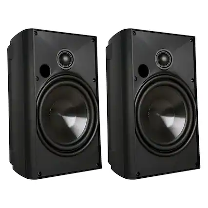 Front. Proficient Audio - Proficient Audio Aw650blk Aw650 150-watt 6.5-in. Indoor/outdoor Speaker Set (black) - black.