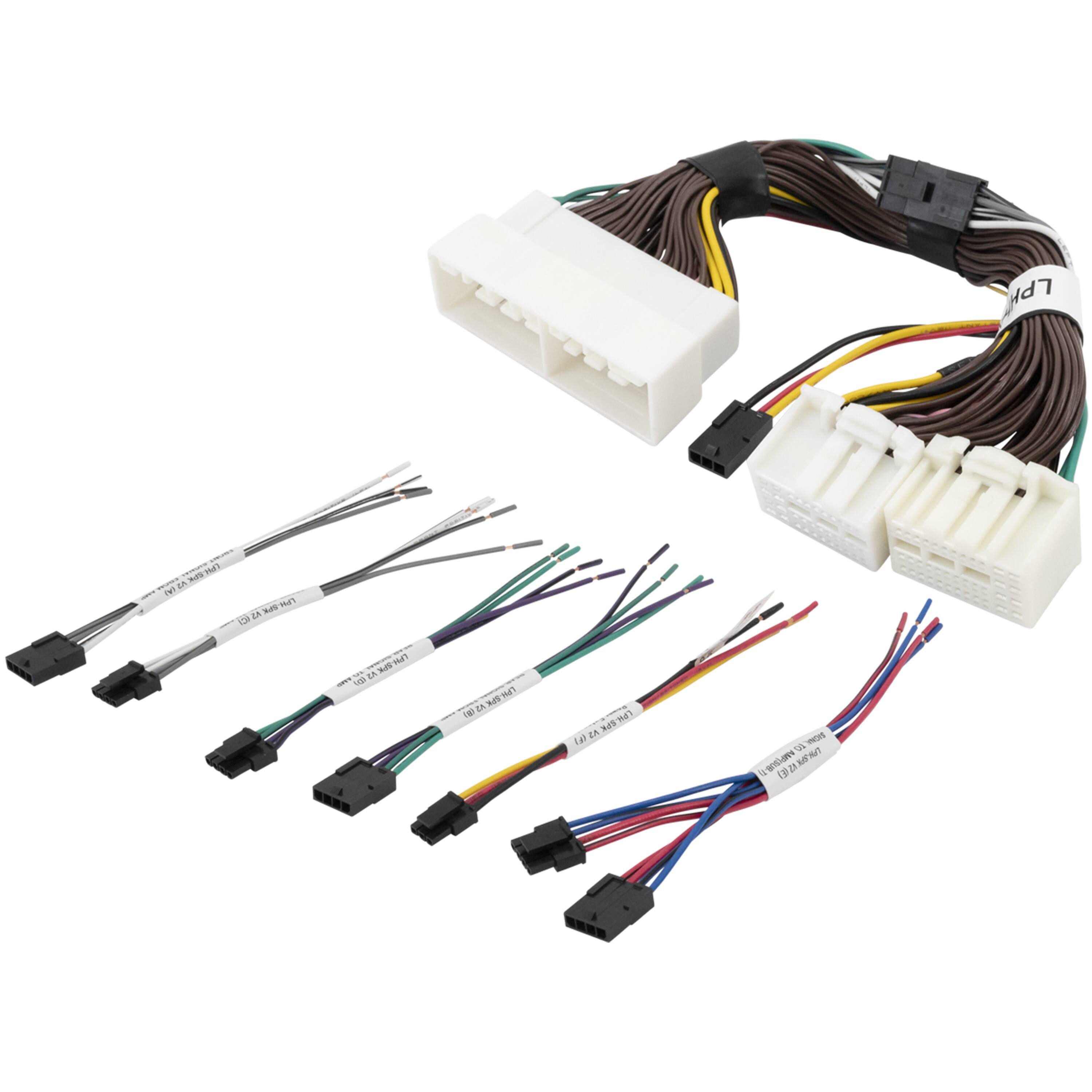 Front. PAC - LocPRO Advanced T-Harness for Select Hyundai and Kia Vehicles - Multi.