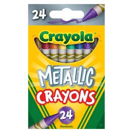 Crayola - Metallic Crayons, 24 Colors