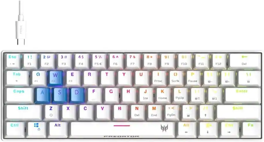 Predator Key Acer Predator Aethon 330 Gaming Keyboard | 61 Key | RGB | Kailh Blue ...