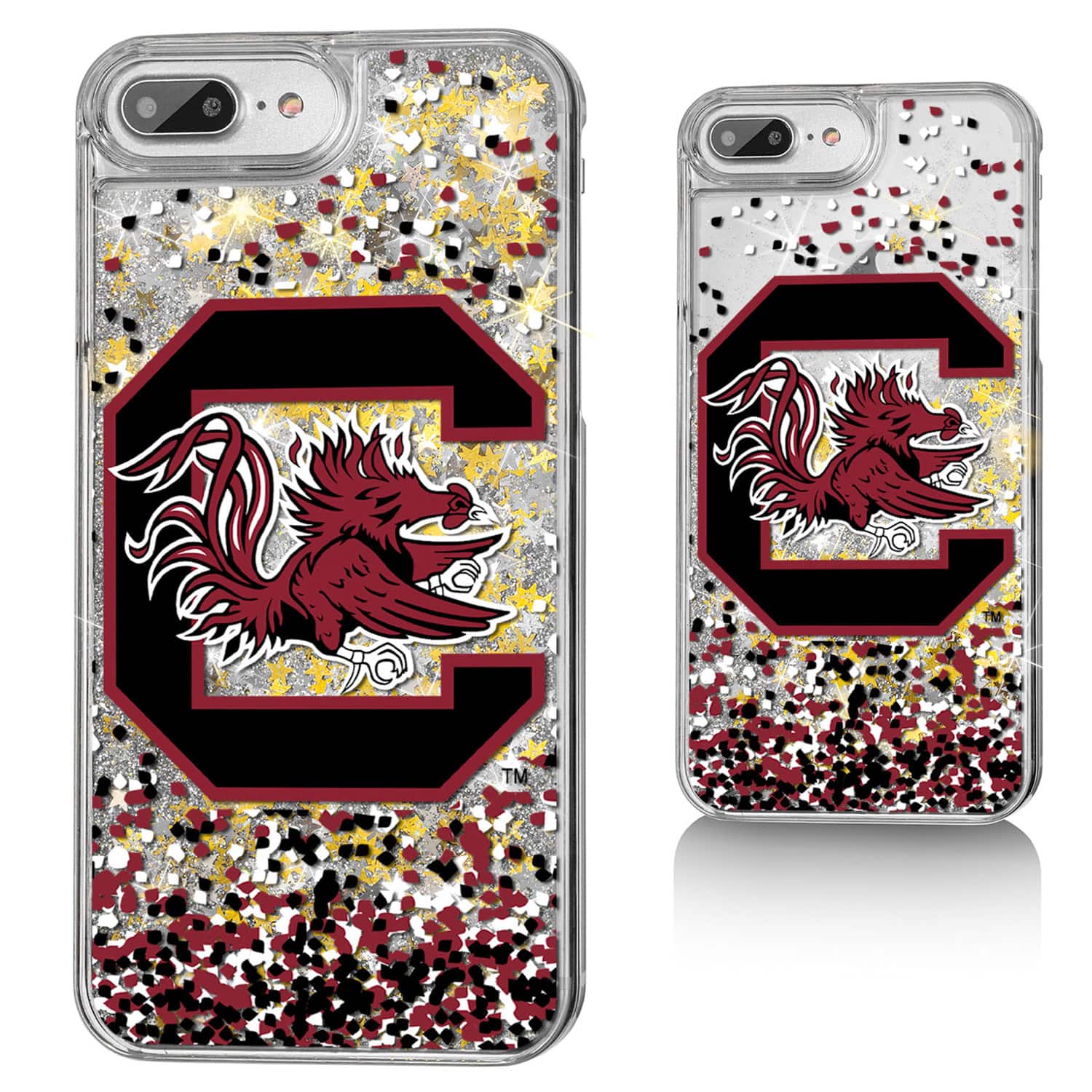 Keyscaper - South Carolina Gamecocks iPhone Glitter Confetti Design Case - 13 Pro - Multicolor