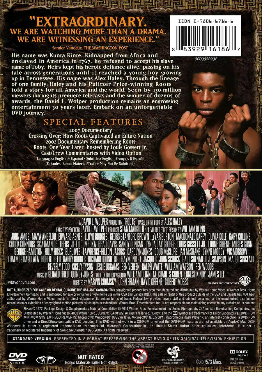 Roots: The Complete Original Series (30th Anniversary Edition) [DVD ...