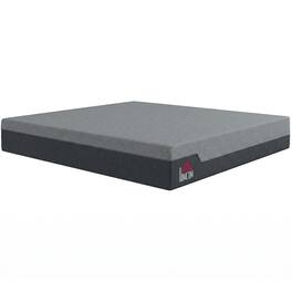 Homcom - Mattress, 12 Inch Memory Foam Mattress for Pressure Relief, Graphene Gel Cooling Copper Bed in a Box - Gray
