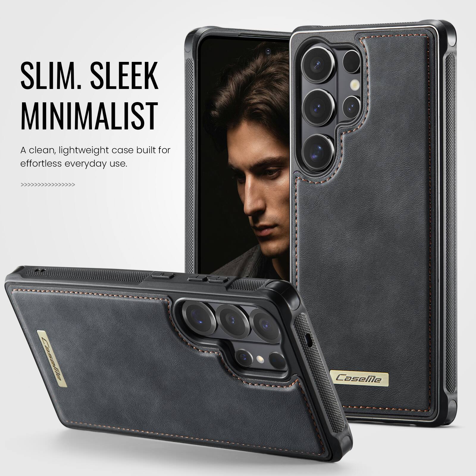 SLIM. SLEEK MINIMALIST  
A clean, lightweight case built for effortless everyday use.  
Lasole CaseMe