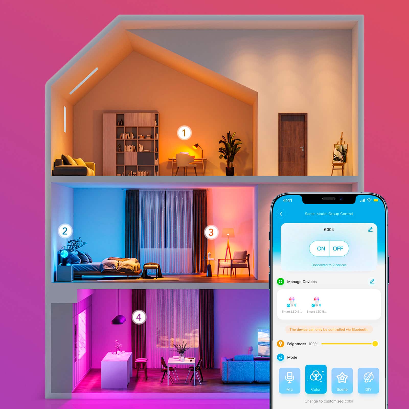 1. Smart Home Control - Manage devices in your home.
2. Smart Light - Control the brightness and color of the light.
3. Smart Lock - Lock and unlock your home with ease.
4. Smart Thermostat - Adjust the temperature in your home.
5. Smart Camera - Monitor your home with a security camera.
6. Smart Home Control - Manage devices in your home.
7. Smart Light - Control the brightness and color of the light.
8. Smart Lock - Lock and unlock your home with ease.
9. Smart Thermostat - Adjust the temperature in your home.
10. Smart Camera - Monitor your home with a security camera.