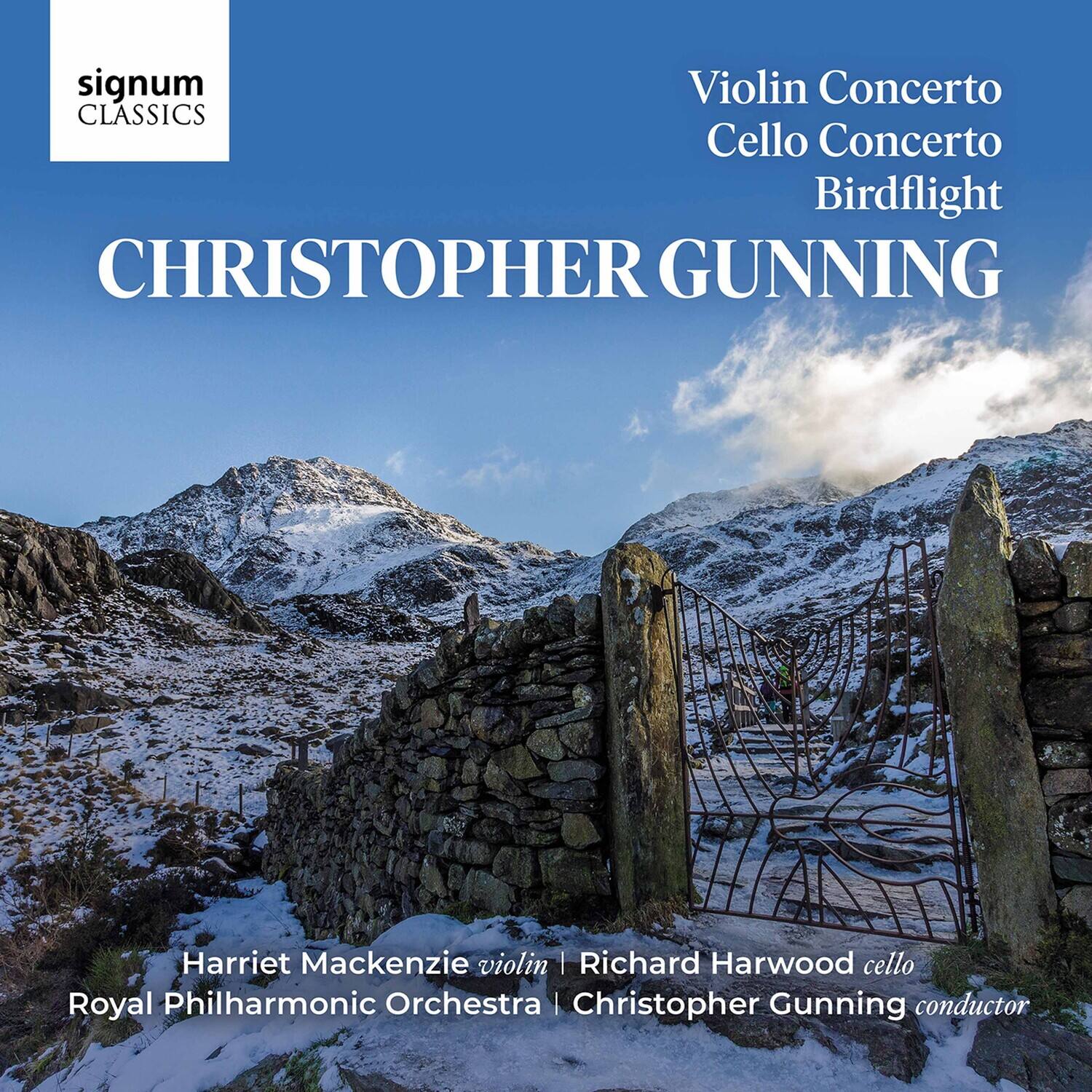signum CLASSICS

CHRISTOPHER GUNNING

Violin Concerto  
Cello Concerto  
Birdflight

Harriet Mackenzie violin  
Richard Harwood cello  
Royal Philharmonic Orchestra  
Christopher Gunning conductor