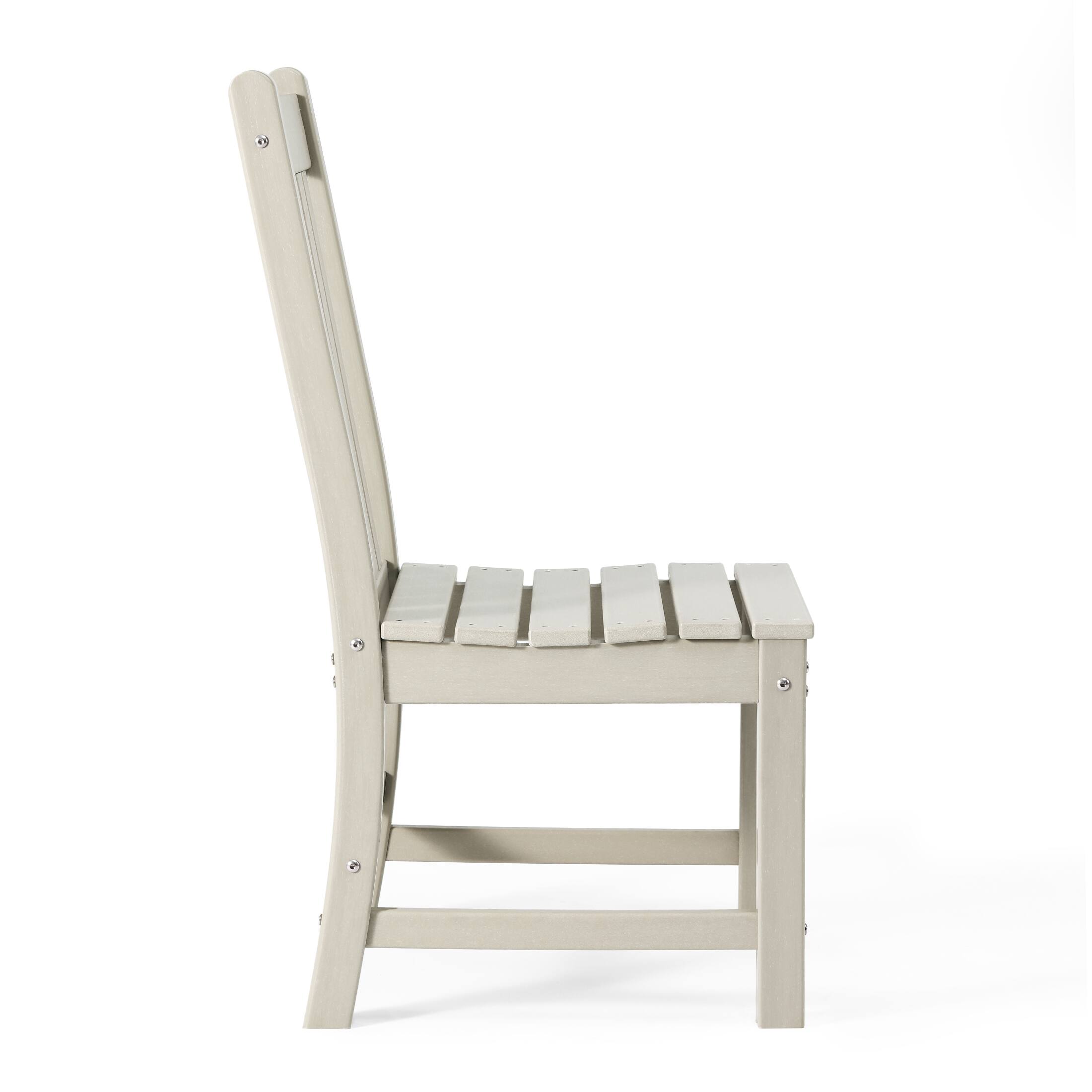 Left. WestinTrends - WestinTrends Malibu Outdoor Patio Dining Chair - Sand.