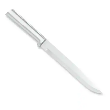 Front. Rada - Cutlery 7-Inch Slicer Knife, Aluminum Handle - Silver.