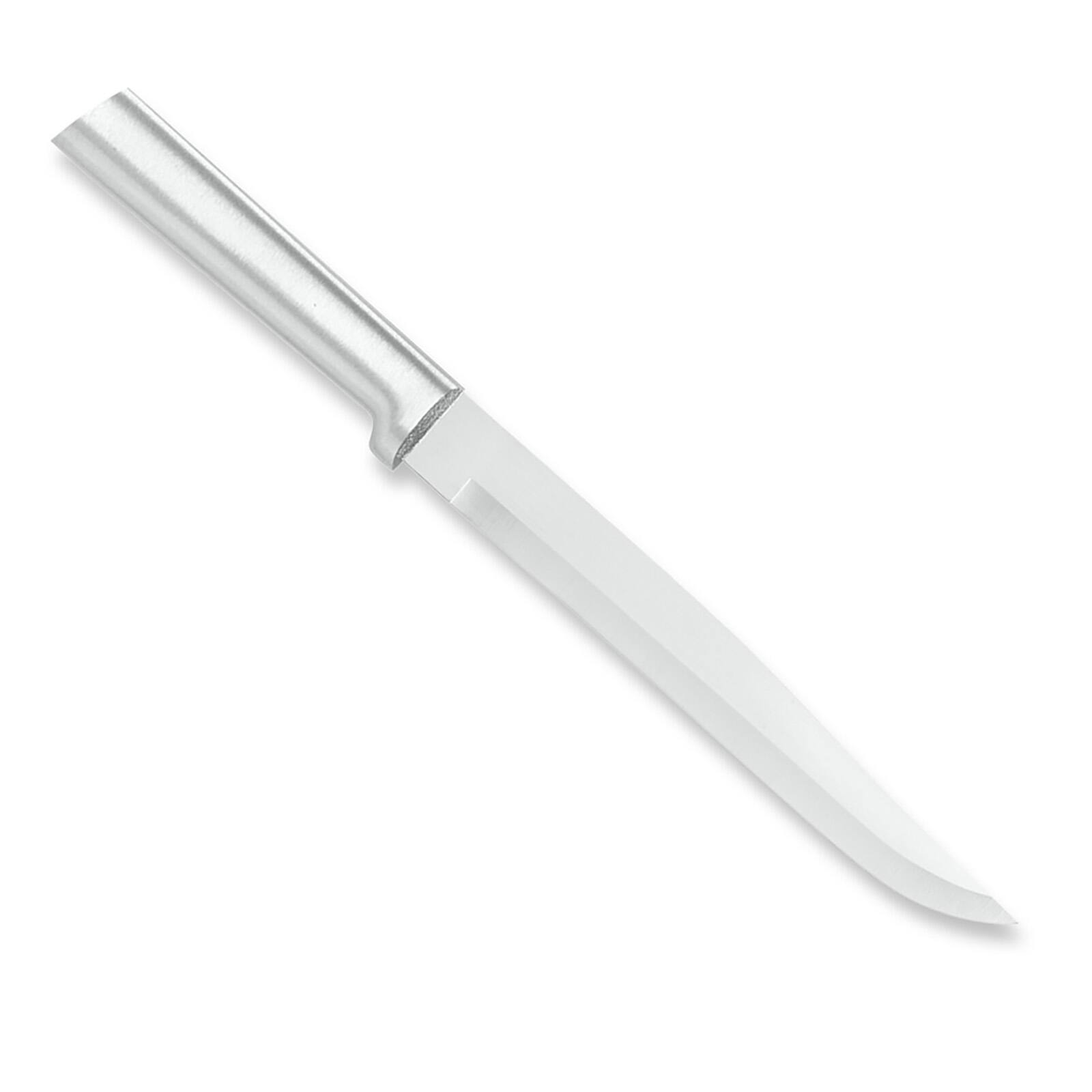 Front. Rada - Cutlery 7-Inch Slicer Knife, Aluminum Handle - Silver.