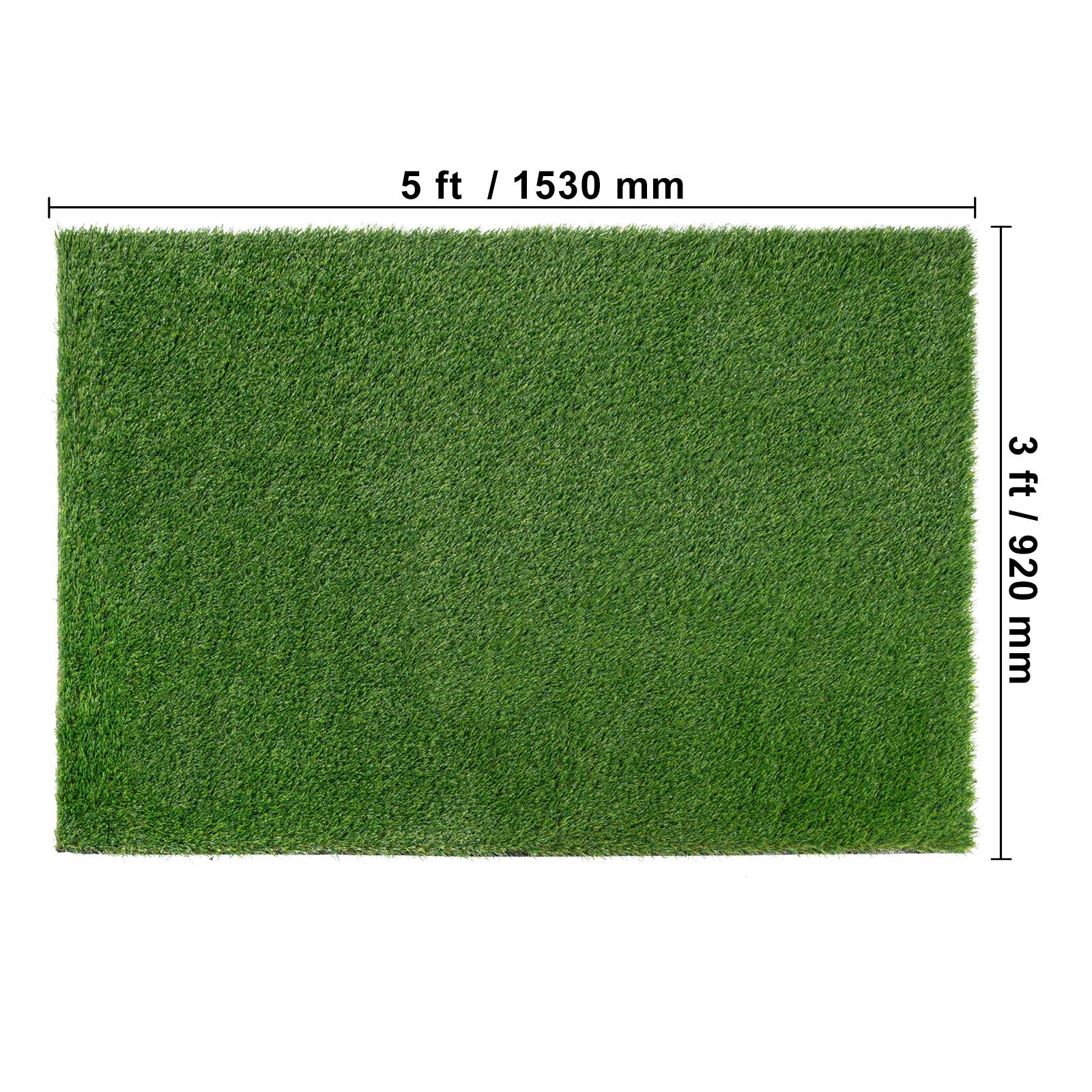 5 ft / 1530 mm  
3 ft / 920 mm