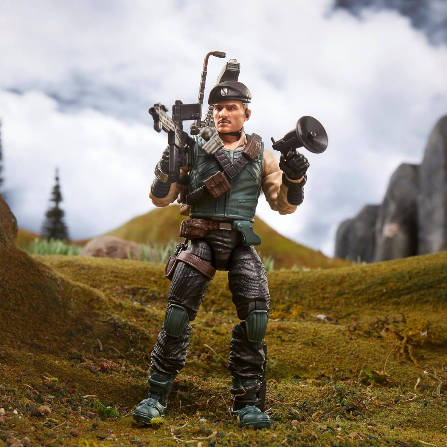 Alt View 1. G.I. Joe - G.I. Joe Classified Series #149, Dial-Tone, Collectible 6 Inch Action Figure with 6 Accessories - Dark Blue.