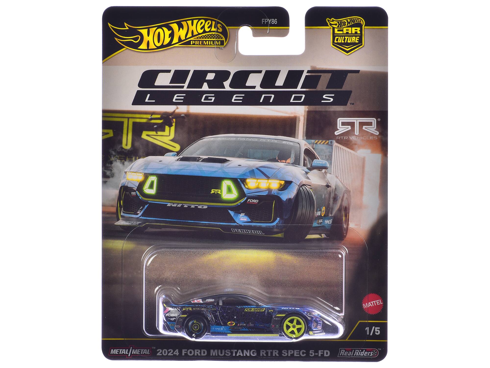 2024 Ford Mustang RTR Spec 5 FD Dark Blue with Graphics 