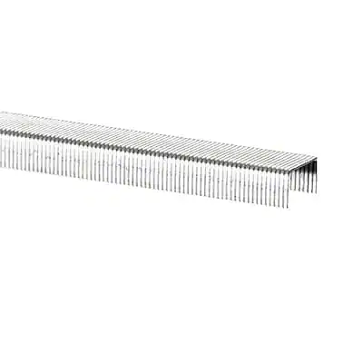 Front. Swingline - Heavy Duty Staples, 0.5 Leg Length, 5000/Box - Silver.