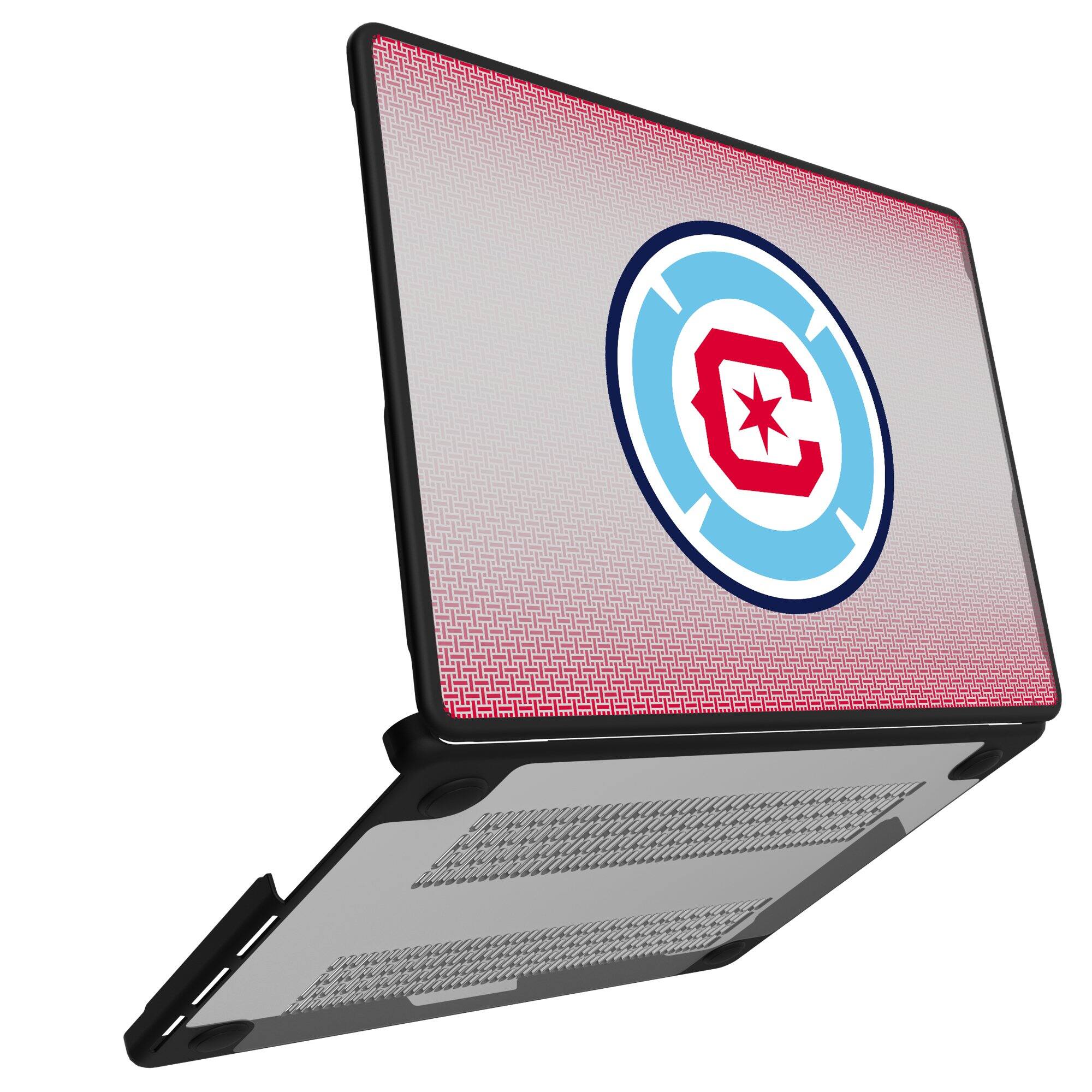 Alt View 1. Keyscaper - Chicago Fire Linen MacBook Case - Pro 16 in - Multicolor.