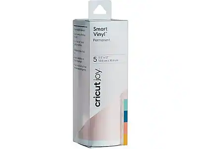 Smart Vinyl
Permanent
5 sheets
5.5" x 12" (13.9 cm x 30.4 cm)
cricut joy