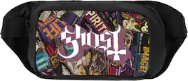 PopMarket - Ghost - Rocksax - Ghost - Magazines - Shoulder Bag With Stash Pockets (Black) - Multicolor
