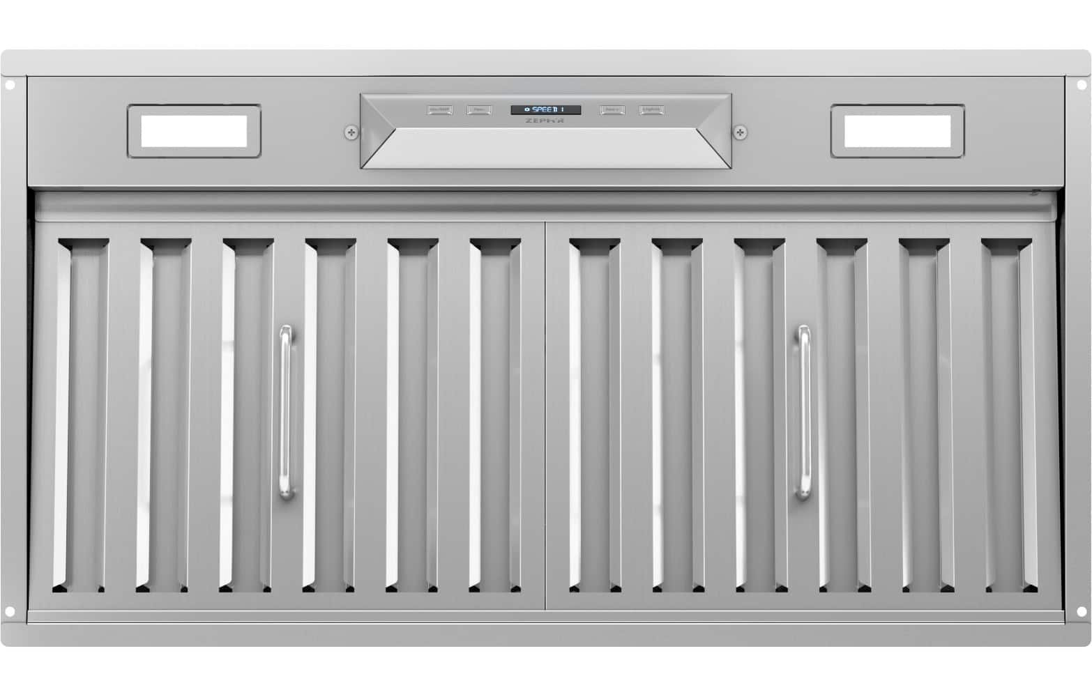 Zephyr - 27 inches - Externally Vented - Range Hood Insert - Stainless Steel - Front_Zoom