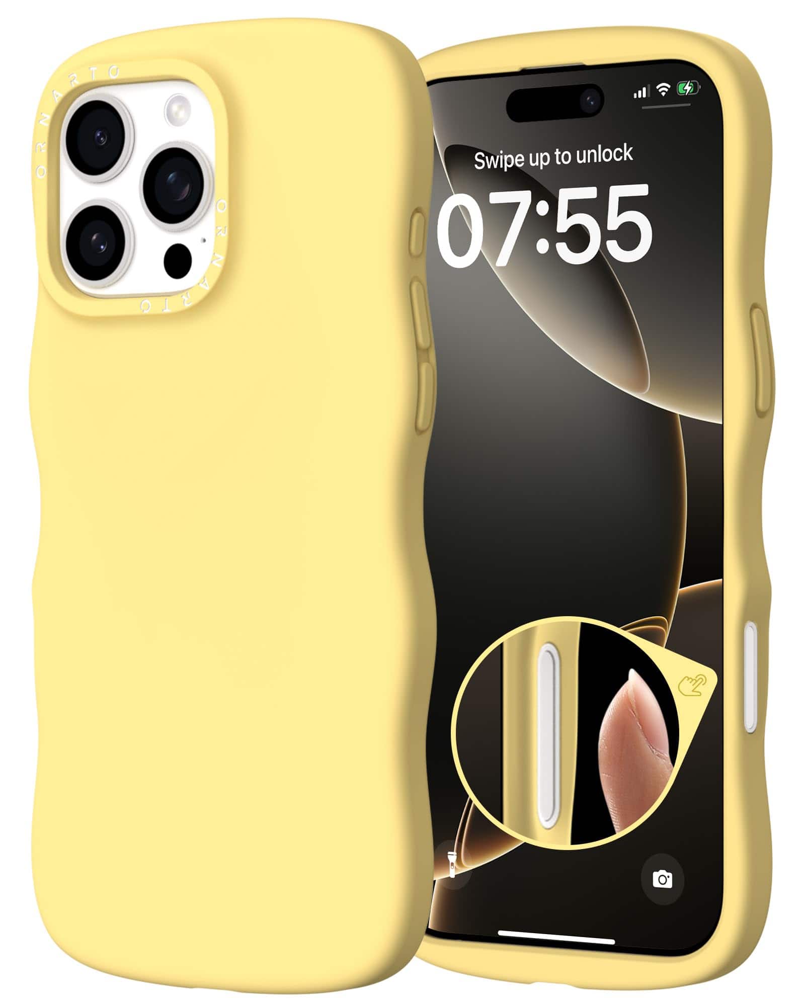 Swipe up to unlock  
07:55