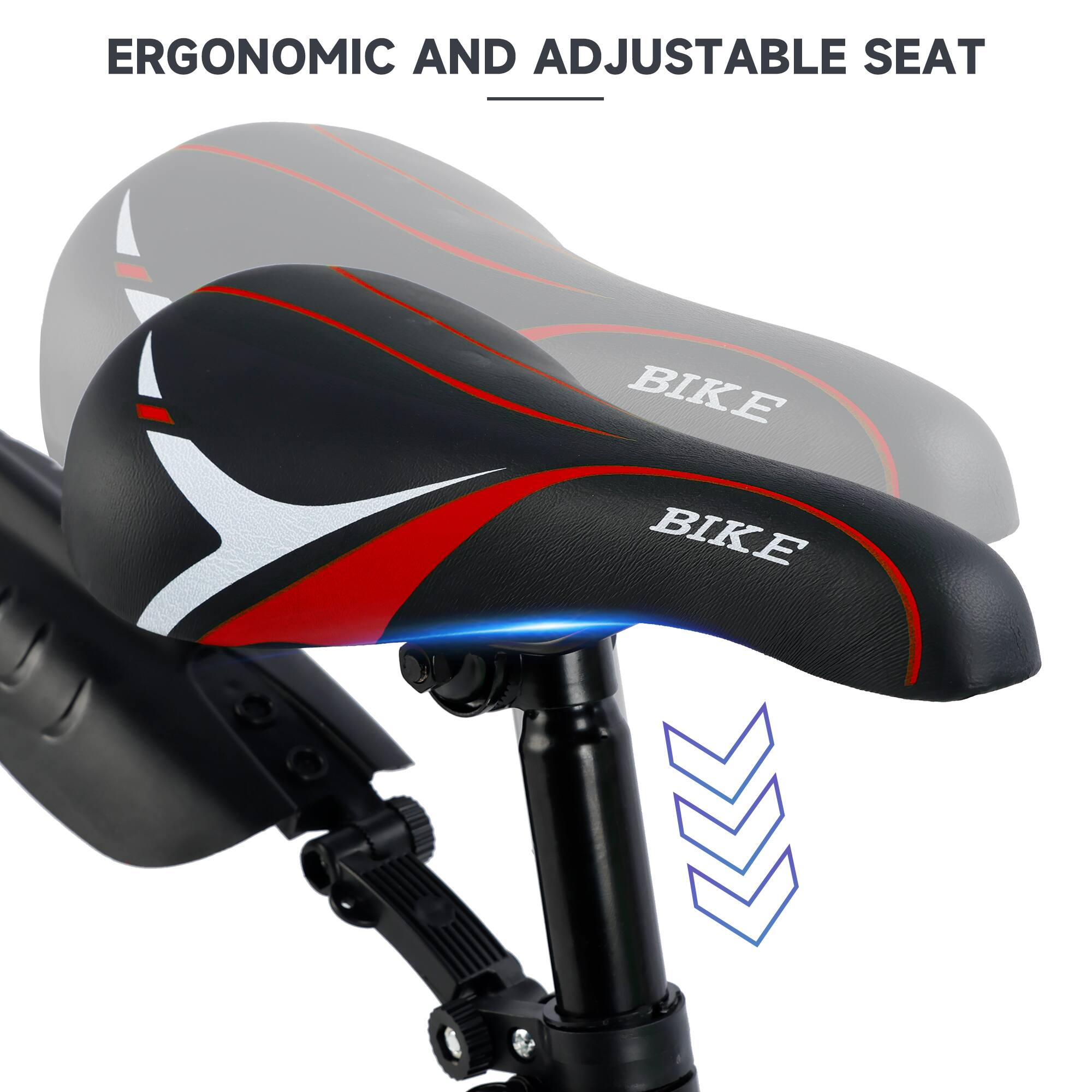 ERGONOMIC AND ADJUSTABLE SEAT

BIKE

BIKE