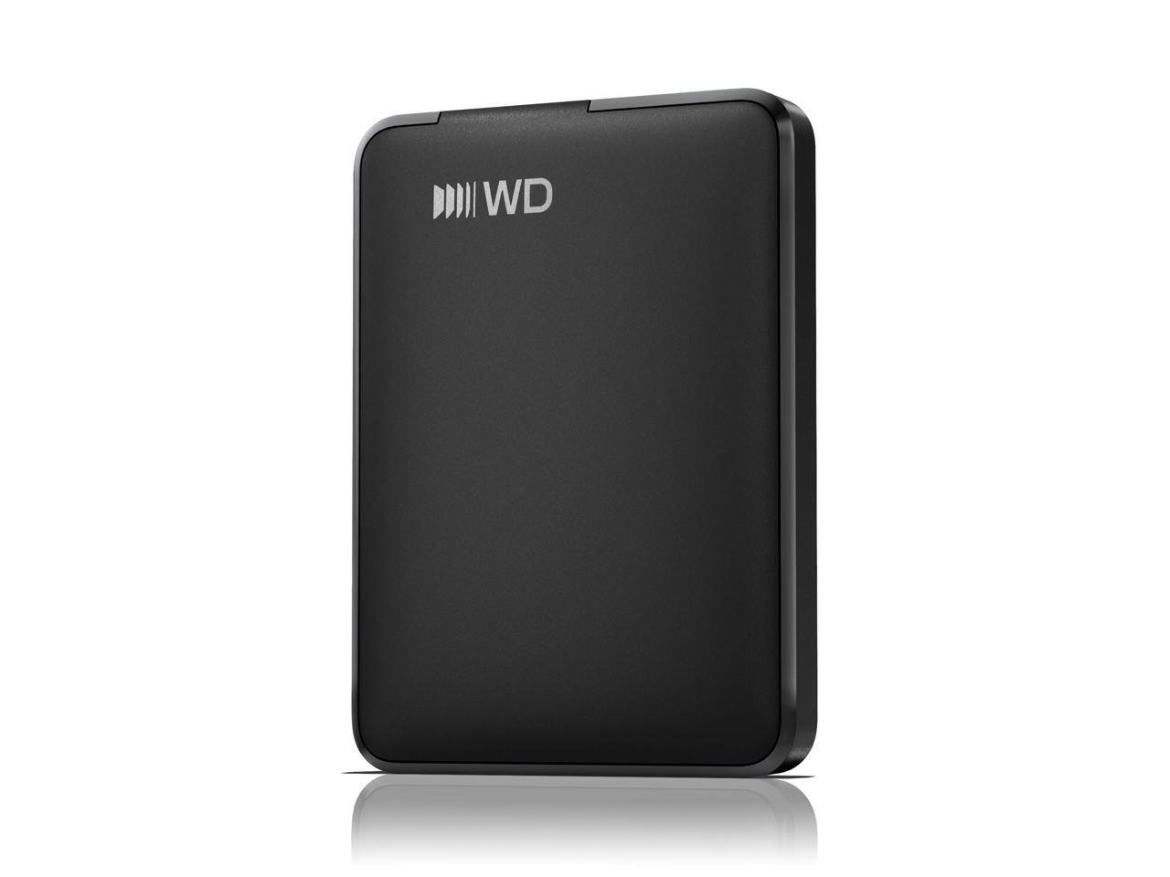 Front. Western Digital - Western Digital 2TB Elements Hard Drive USB 3.2 Gen 1/3.0 (2.0 compatible) Model WDBDTV0020BBK-WESN.