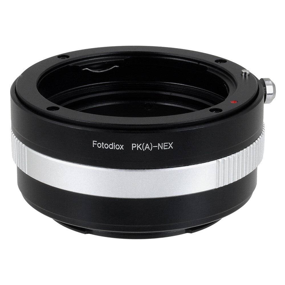 Fotodiox - Lens Adapter - Compatible with Pentax K AF Mount Lenses to fit Sony E Mount Cameras