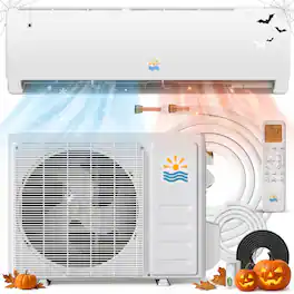 Etust - 18000 BTU Mini Split AC/Heating System, 21 SEER2 208/230V Inverter Ductless Mini Split Air Conditioner