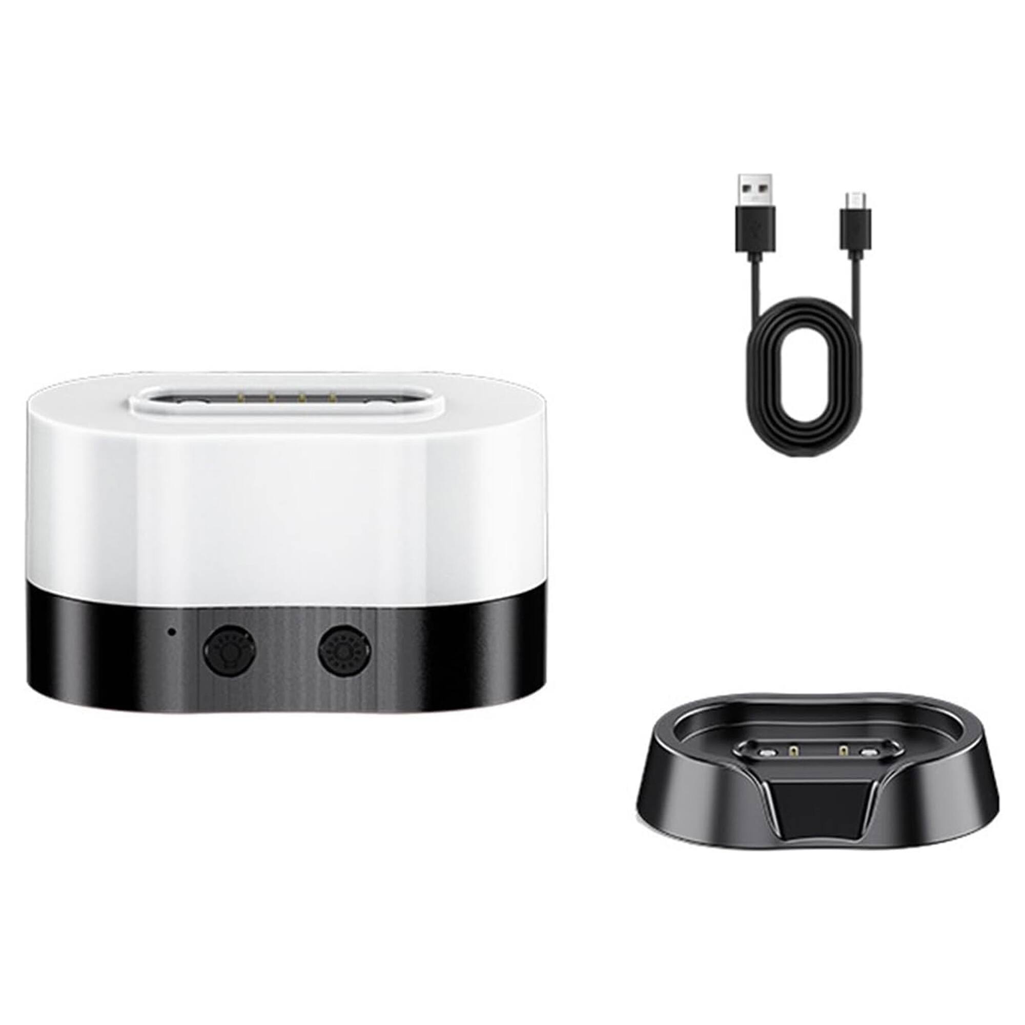 Front. YONWAY - Magnetic RGB Ambient Lamp, USB Rechargeable Night Light, Portable Decorative Light for Home Bar, Coffee, Camp (1PCS).