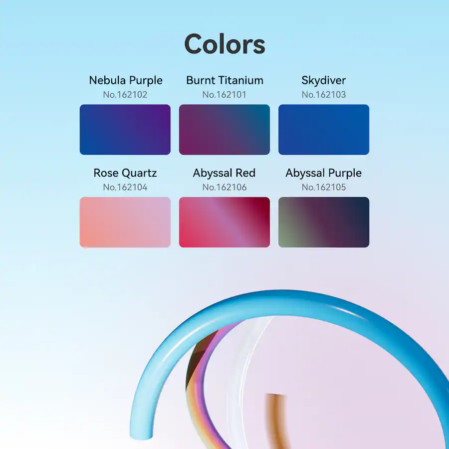 Burnt Titanium Color Code Flashforge HS PLA Multicolor Burnt Titanium&Abyssal Red - Best Buy