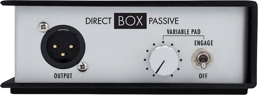 Back. Warm Audio - Direct Box Passive - Black.