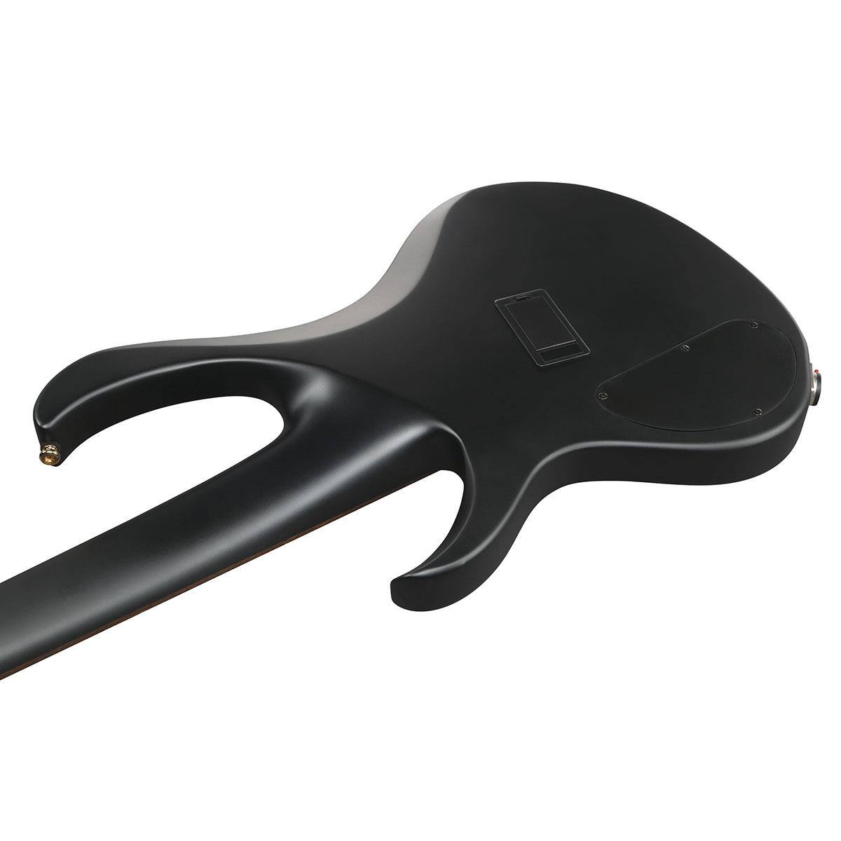 Alt View 6. Ibanez - Ibanez BTB Bass Workshop Series BTB605LM 5-String Multi Scale Electric Bass Guitar, Black Flat.