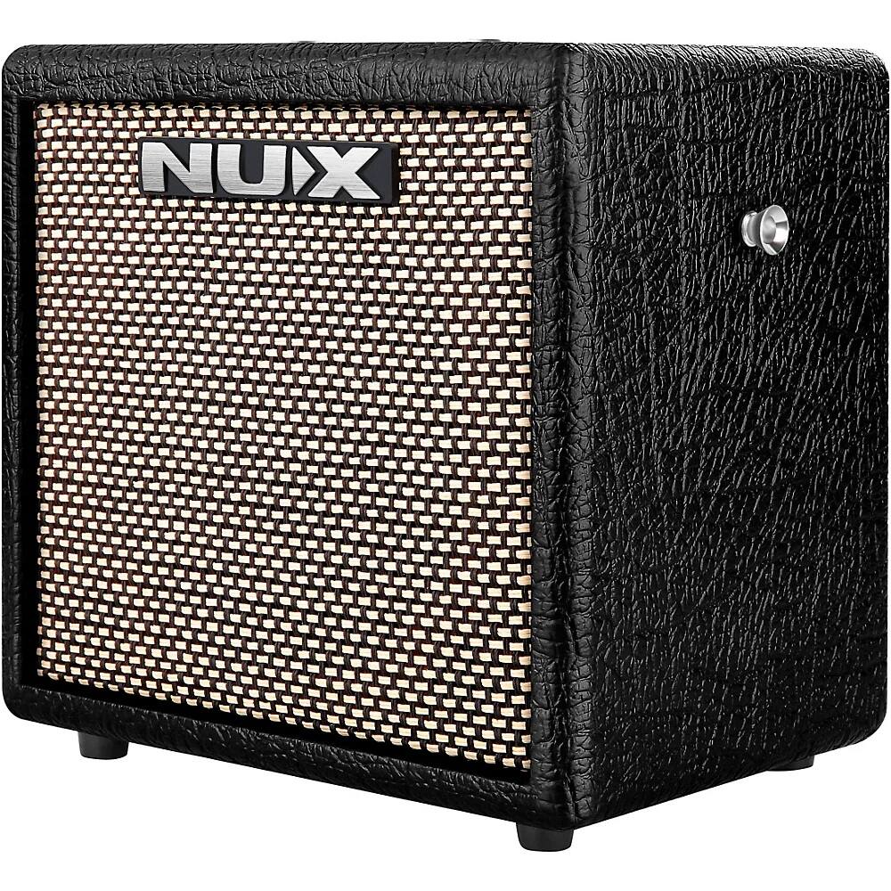 Alt View 2. NUX - NUX Might 8BT MKII 8-Watt Portable Modeling Guitar Amp | 6.5" FRFR Speaker with IR Technology | Variety of Effects - Black.