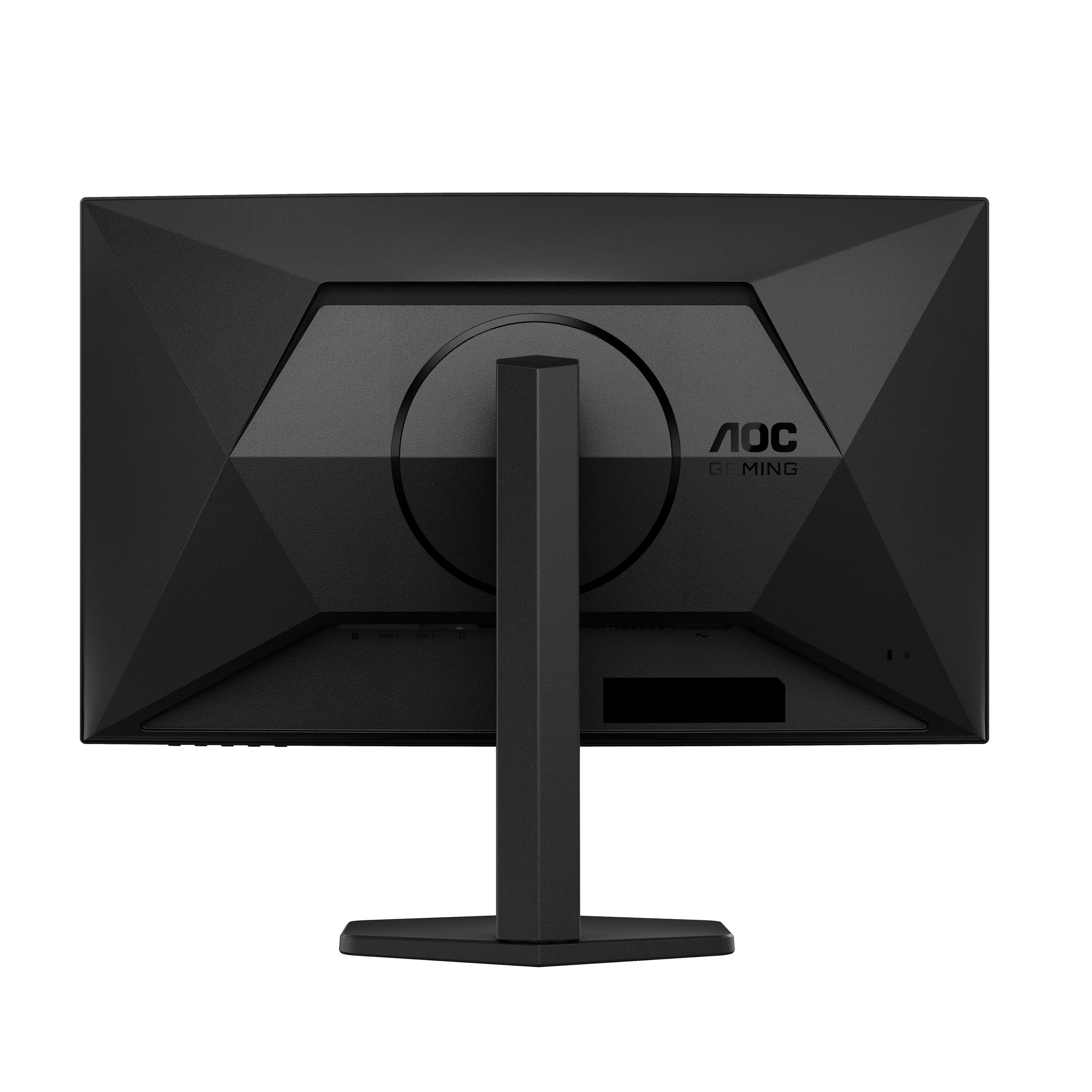 Back. AOC - C27G4ZX 27" VA Curved FHD 240Hz Gaming Monitor - Black/Silver/Red.