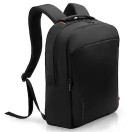 Sharper Image - Laptop Backpack, 23L Water Resistant Travel Bag for Work/ Business, Fits 16” Laptop - Black