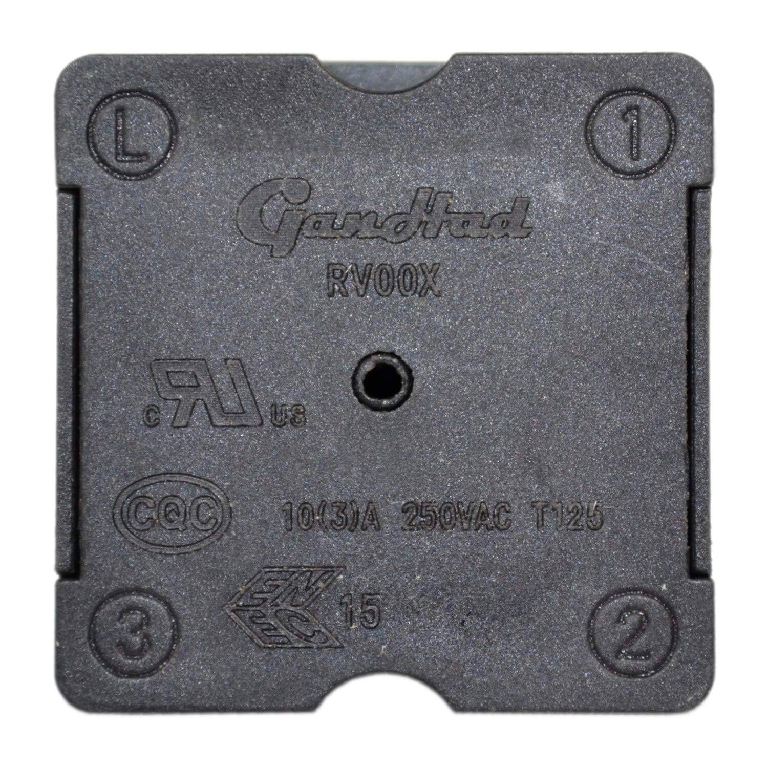 L 1 Gaundtert RVOOX C LR US CQC 10(3)A 250VAC T125 3 n 15 2