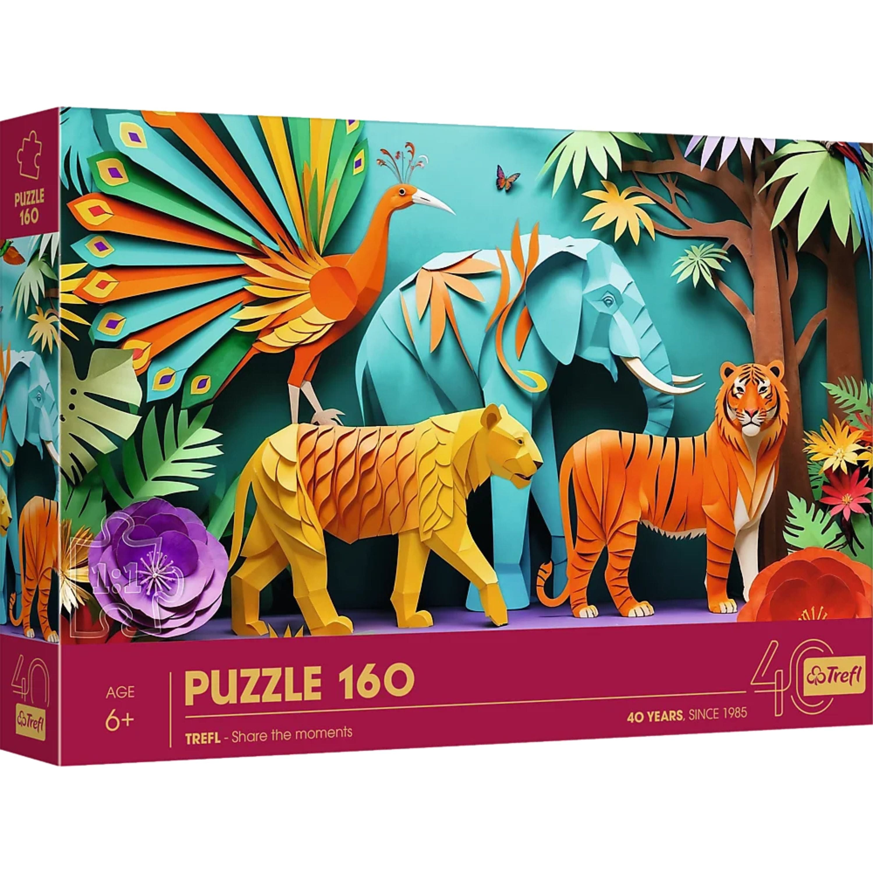 Trefl - Kids 40th Anniversary Jungle 160 Piece Paper Art Puzzle price history on PriceWatchPro