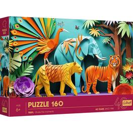 Trefl - Kids 40th Anniversary Jungle 160 Piece Paper Art Puzzle
